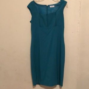 Dress Calvin Klein size 8 teal like blue